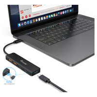 Equip USB-Hub 4-Port 3.2/C->2xUSB-C 2xUSB-A 10Gbps o.Netz.sw