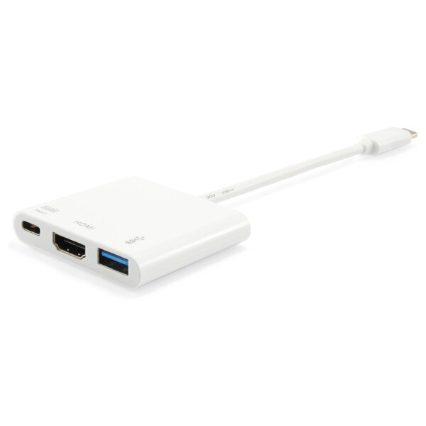 Equip Dock USB-C->HDMI.USB3.0.60WPD 15cm si