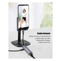Equip Dock USB-C->GbE.100WPD3.0 15cm gr