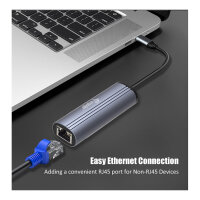 Equip Dock USB-C->GbE.100WPD3.0 15cm gr