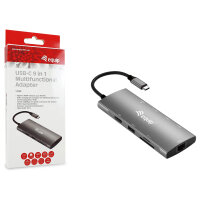 Equip Dock USB-C->HDMI.GbE.USB2.0.3xUSB3.0.100WPD.+ 25cm si
