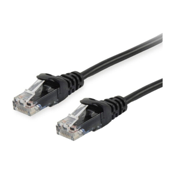 Equip Patchkabel Cat6 U/UTP 2xRJ45 5.00m schwarz Polybeutel