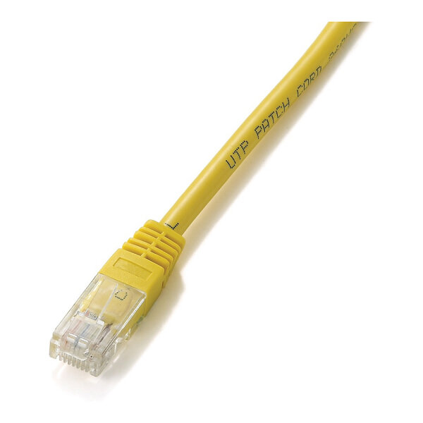 Equip Patchkabel Cat5e U/UTP 2xRJ45 5.00m gelb Polybeutel