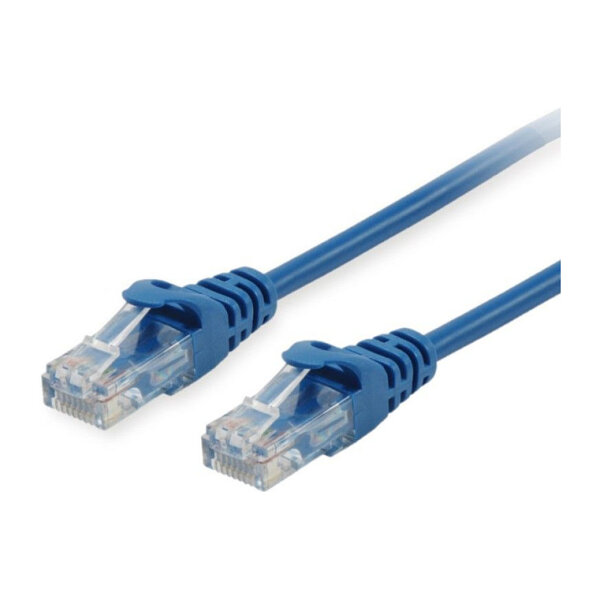 Equip Patchkabel Cat6 U/UTP 2xRJ45 2.00m blau Polybeutel