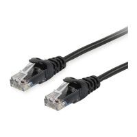 Equip Patchkabel Cat6 U/UTP 2xRJ45 15.00m schwarz Polybeutel