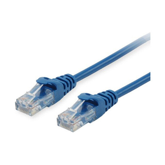 Equip Patchkabel Cat6 U/UTP 2xRJ45 0.15m blau Polybeutel