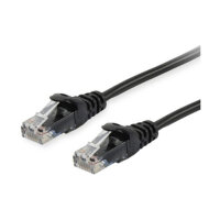 Equip Patchkabel Cat6 U/UTP 2xRJ45 0.15m schwarz Polybeutel