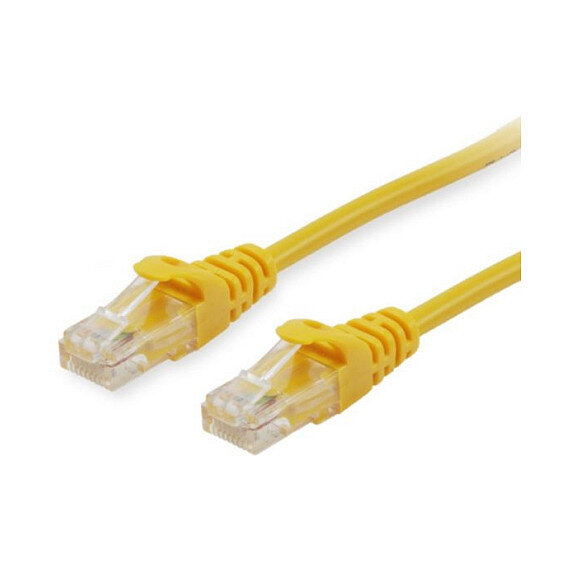 Equip Patchkabel Cat6 U/UTP 2xRJ45 0.15m gelb Polybeutel
