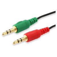 Equip Audiokabel Splitter 3.5mm 2x St/1x Bu
