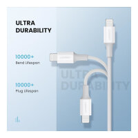 UGREEN Lightning To Type-C Cable 1m white