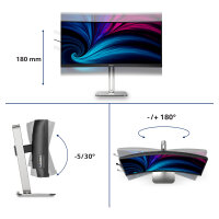 Philips 86.4cm (34.0") 34B2U5600C 21:09 HDMI+DP+USB-C grey