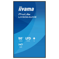 IIYAMA 125.7cm(49.5") LH5064UHS-B1AG 16:9 2xHDMI+1xUSB-C 4K (Speditionsversand)