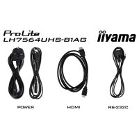 IIYAMA 189.3cm(75") LH7564UHS-B1AG 16:9 2xHDMI+USB-C (Speditionsversand)