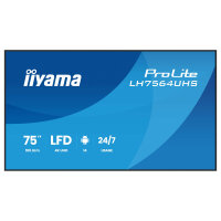 IIYAMA 189.3cm(75") LH7564UHS-B1AG 16:9 2xHDMI+USB-C (Speditionsversand)