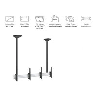 Equip Deckenhalterung 45"-55"/2TFT je 50kg 1Gelenk neig. sw lite Retail (Speditionsversand)