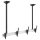 Equip Deckenhalterung 45"-55"/2TFT je 50kg 1Gelenk neig. sw lite Retail (Speditionsversand)