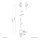 Neomounts DEH 23"-42" 1TFT 1Gelenk H:106-156cm Max.50 schwa
