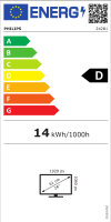 Philips 60.5cm (23.8") 242B1 16:09 DVI+HDMI+DP+USB Webcam