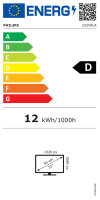 Philips 54.6cm (21.5") 222V8LA 16:09 HDMI+DP VA