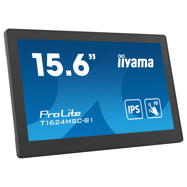 IIYAMA 39.5cm (15.6") T1624MSC-B1 16:9 M-Touch HDMI+USB