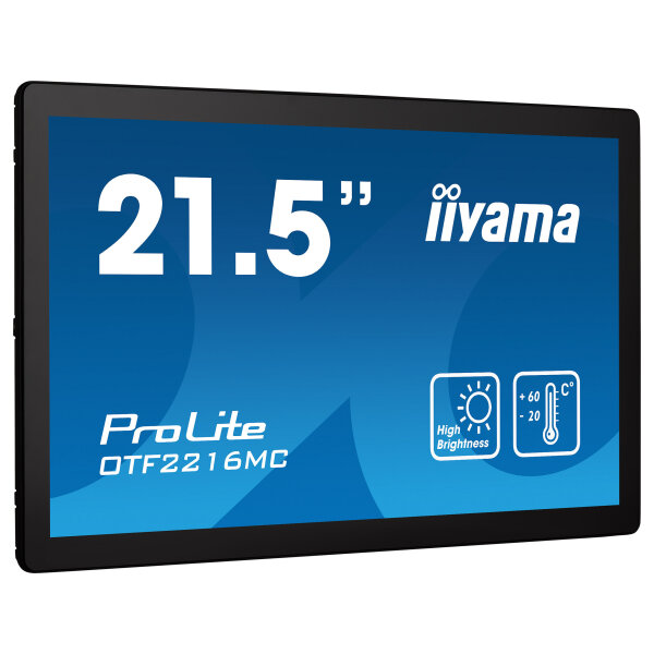 IIYAMA 54.5cm (21.5") OTF2216MC-B1 16:9 M-Touch HDMI+DP+USB