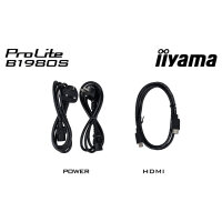 IIYAMA 48.0cm (19") B1980S-B1 5:4 HDMI+DP black