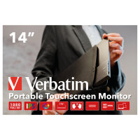 Verbatim PMT-14 Portable Touchscreen Monitor 14" FullHD 1080