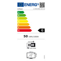 LC-Power 124.5cm (49") LC-M49-DFHD-144-C-Q VA+DP+HDMI