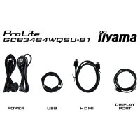 TFT 34.0/86.4cm Iiyama G-Master GCB3484WQSU Red Eagle 21:9 curved
