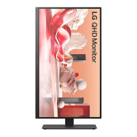 68,6cm/27" (2560×1440) LG 27BA75QB-B 16:9 IPS 5ms 100Hz USB-C DP HDMI RJ45 KVM Daisy-Chain Black
