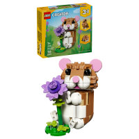 LEGO 31376 Creator 3-in-1 Niedlicher Hamster mit Blume
