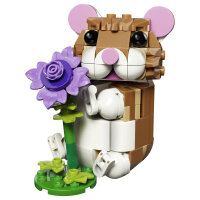 LEGO 31376 Creator 3-in-1 Niedlicher Hamster mit Blume