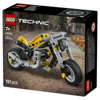 LEGO 42225 Technic Gelbes Motorrad