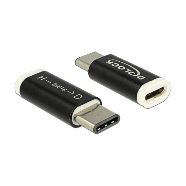 USB3.1 C-B micro ST-BU Adapter schwarz Delock