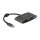 USB C > Multi Adapter (VGA Buchse + USB Typ-A + USB Type-C™ PD) Delock