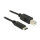 USB2.0 USB Type-C 2.0 Stecker > USB 2.0 Typ-B Stecker 1,0 m schwarz Delock