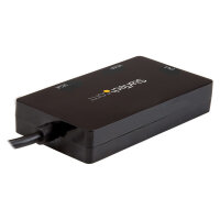 USB C > DVI StarTech.com CDPVGDVHDBP 3840 x 2160Pixel Schwarz USB-Grafikadapter