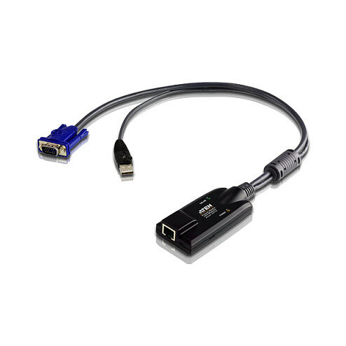 KVM Modules & Accessories USB - VGA to Cat5e/6 KVM Adapter Cable (CPU Module), with Virtual Media Support ATEN