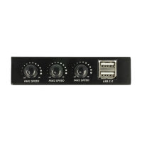 Delock 3.5" Front Panel > 2 x USB 2.0 and fan...