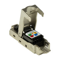 Feldkonfektionierbarer RJ45 Steckverbinder Cat.6A 10GE, geschirmt, EconLine LogiLink