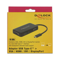 DeLOCK - externer Videoadapter - Schwarz