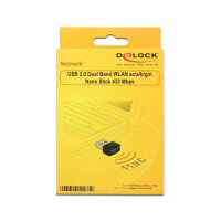 DeLock WLAN USB 2.0 Dualband Nano Stick