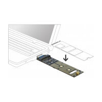 Delock Speicher-Controller M.2 - M.2 NVMe Card - 10...