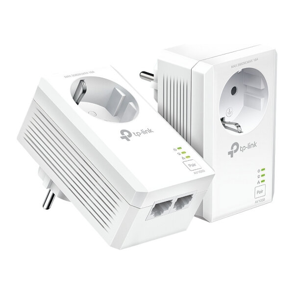TP-LINK TL-PA7027P KIT - Bridge - Stromnetz (Powerline) 1 Gbps - 2-Port - Kabellos