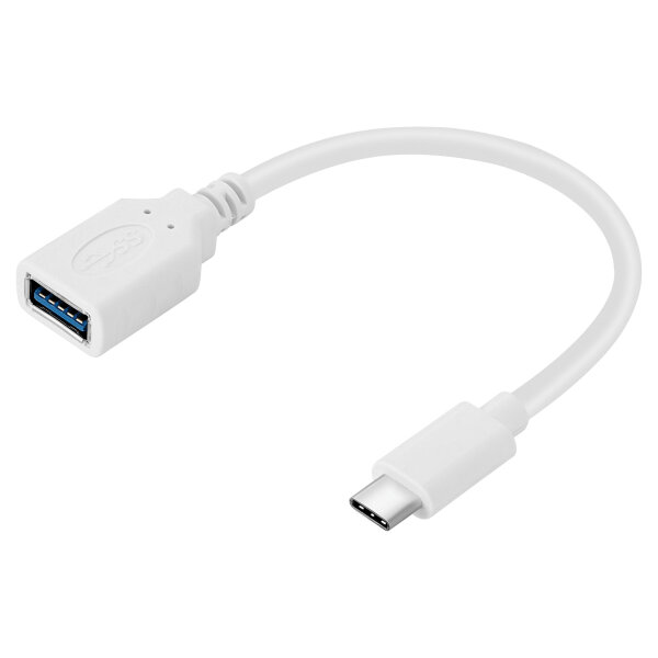 Adapter USB-C (ST) > USB-A (BU) Sandberg White