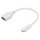Adapter USB-C (ST) > USB-A (BU) Sandberg White
