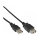 USB2.0 Verlängerungskabel USB W bis USB M 0,5m Black
