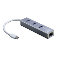 USB-C HUB 3Port Inter-Tech Argus IT-410-S 1x RJ45 Gigabit...