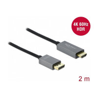 Adapter DisplayPort > HDMI (ST-BU) aktiv DeLOCK Black 2m