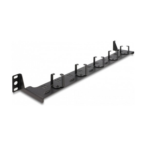 Delock 48.30cm 19" LWL Rangierpanel 1 HE schwarz